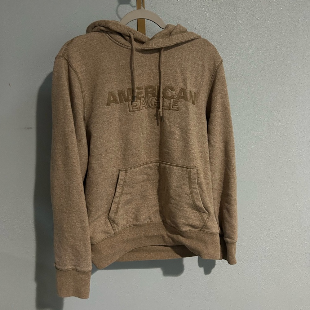 American Eagle Light Brown Hoodie